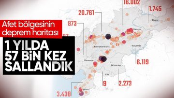 Asrın felaketinden etkilenen 11 ilde bir yıl boyunca depremler durmadı: Adıyaman, Hatay…