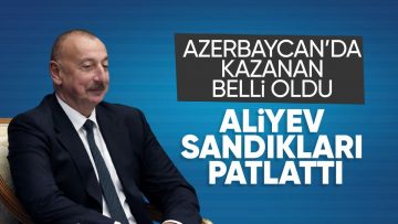 Azerbaycan’da seçim zaferi! İlham Aliyev rakiplerine fark attı