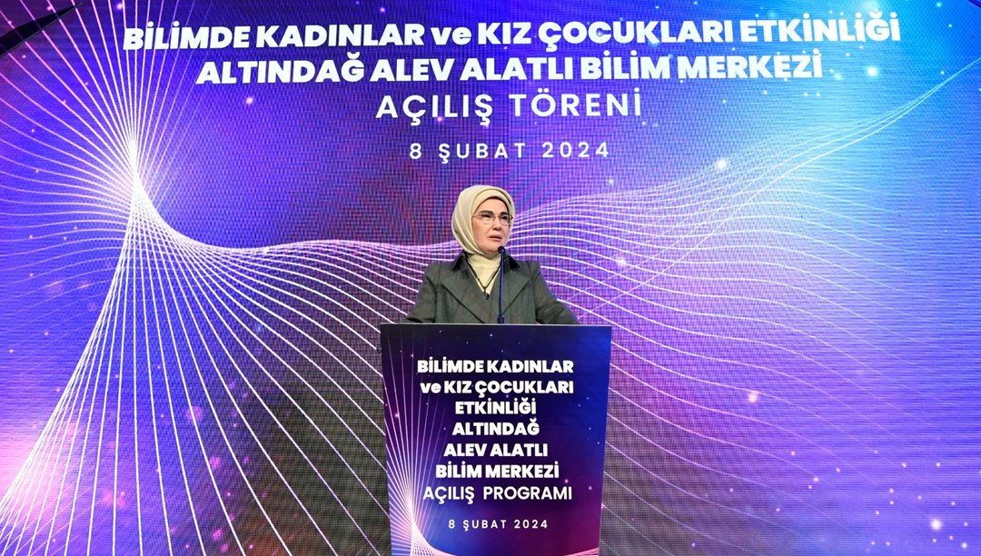 Emine Erdoğan, Alev Alatlı Bilim Merkezi’nin açılışını yaptı |