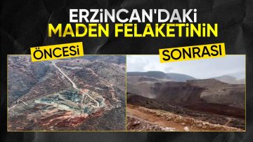 Erzincan’daki madenin toprak kaymasından önceki hali