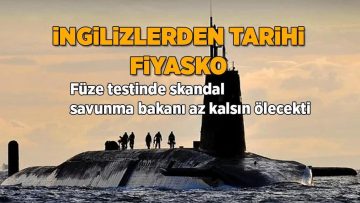 Füze testinde fiyasko! İngiliz savunma bakanı canını zor kurtardı