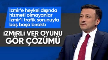 Hamza Dağ: Şu an en önemli sorun trafik İzmir’de