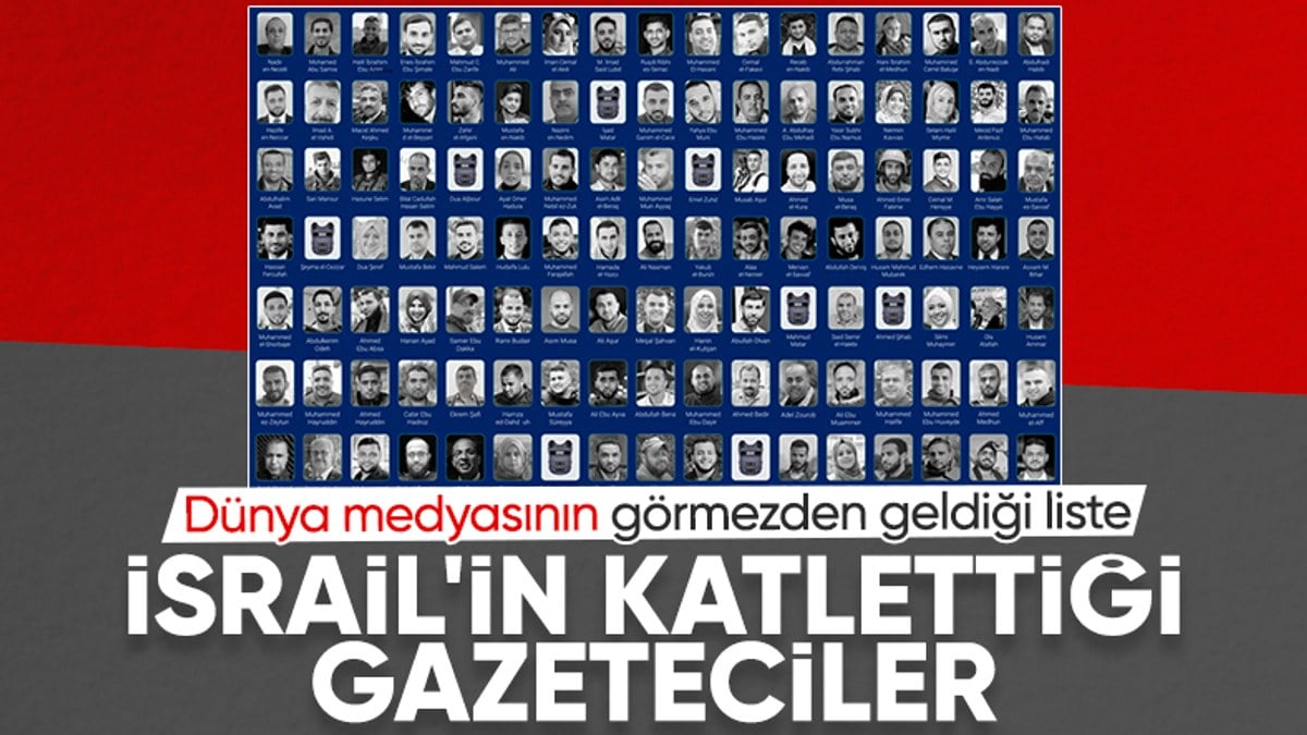 İsrail’in gerçekleri gizleme çabası: Gazze’de 130 gazeteciyi öldürdüler