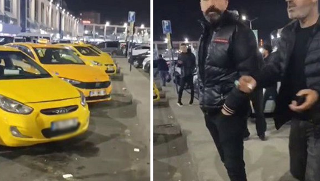 İstanbul’da taksiciyle yolcunun “trafik var” kavgası