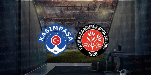 Kasımpaşa – Fatih Karagümrük maçı CANLI | Süper Lig canlı anlatım