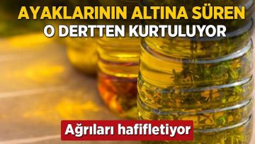 Kekik yağını ayağı altına süren iyileşiyor! Ağrı bırakmıyor…