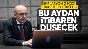 Mehmet Şimşek’ten enflasyon mesajı: Yıllık enflasyonda belirgin gerileme göreceğiz