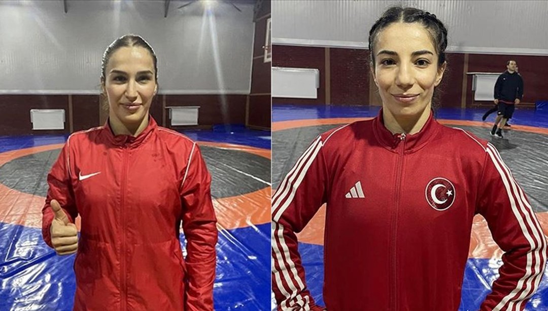 Milli kadın güreşçiler Çavuşoğlu ve Yavuz’un hedefi önce Avrupa sonra olimpiyat şampiyonluğu