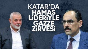 MİT Başkanı İbrahim Kalın, Hamas heyeti ile görüştü