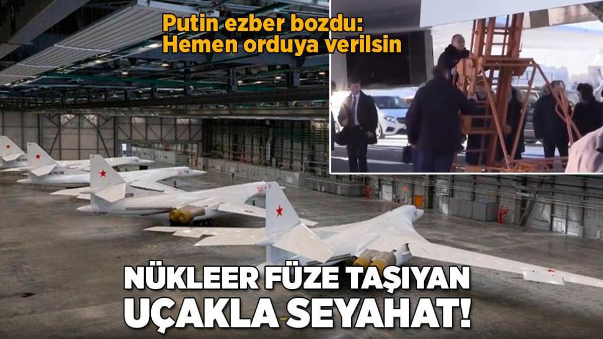 Nükleer füze taşıyan uçakla seyahat! Putin yere iner inmez orduya talimat gönderdi