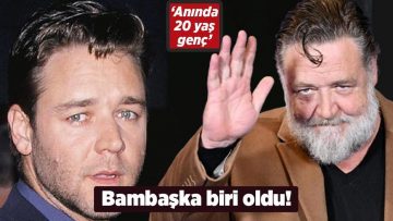 Russell Crowe’un eski halinden eser yok! Yıllar sonra sakallarını kesti