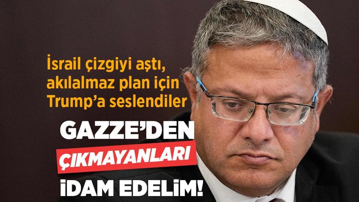 SON DAKİKA HABERLERİ: Gazze’deki savaştan son gelişmeler! . İsrail çizgiyi aştı skandal plan için Trump’a seslendiler: Gazze’den çıkmayanları idam edelim!