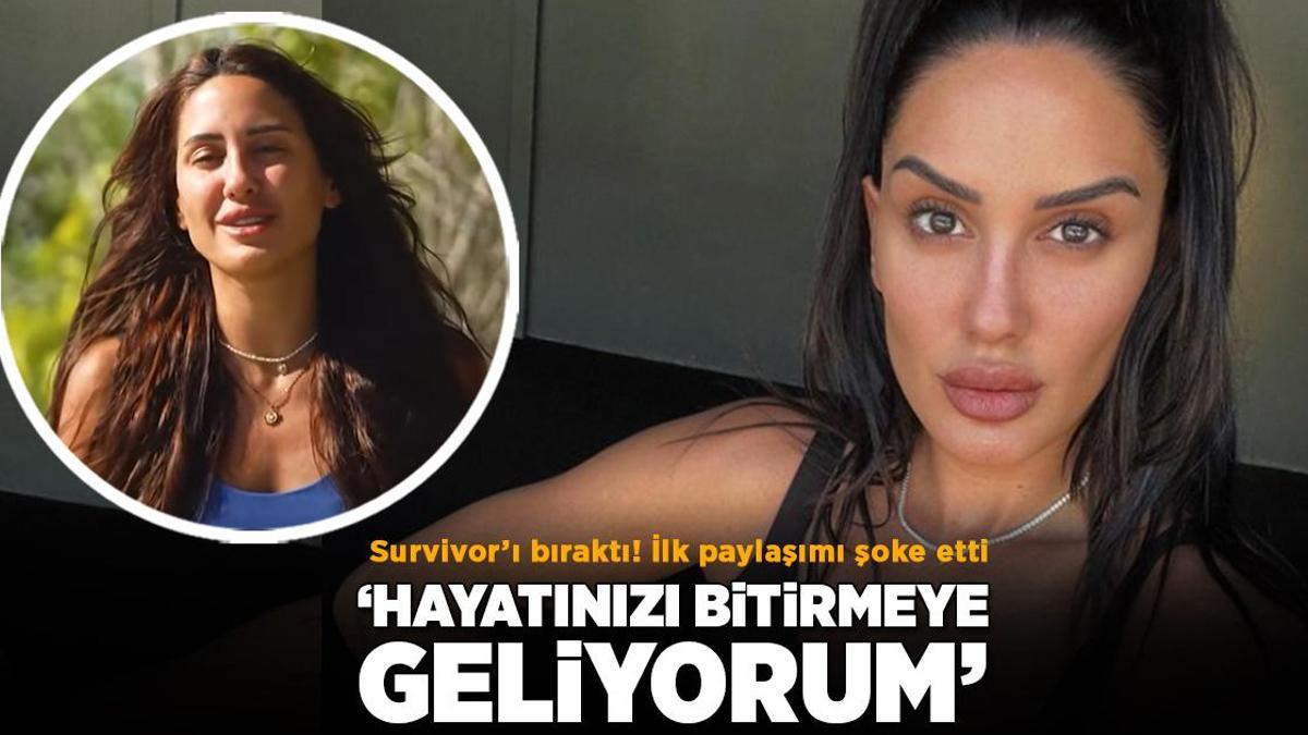 Survivor’ı bırakan Sahra Işık’tan olay paylaşım!