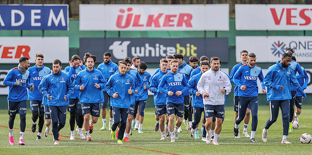 Trabzonspor Gençlerbirliği maçı hazırlıklarını sürdürdü