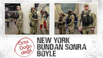 ABD’de artan suç oranına karşı Ulusal Muhafızlar New York Metrosu’nda