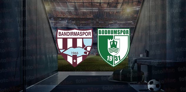 Bandırmaspor – Bodrum FK maçı ne zaman, saat kaçta ve hangi kanalda canlı yayınlanacak? | Trendyol 1. Lig