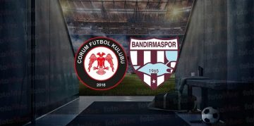 Çorum FK – Bandırmaspor maçı ne zaman, saat kaçta ve hangi kanalda canlı yayınlanacak? | Trendyol 1. Lig