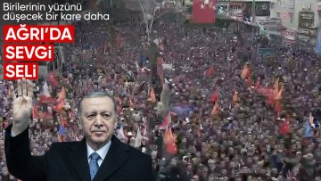 Cumhurbaşkanı Erdoğan, Ağrı’da coşkulu bir kalabalık tarafından karşılandı