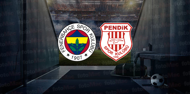 Fenerbahçe – Siltaş Yapı Pendikspor maçı CANLI izle! Fenerbahçe Pendikspor canlı anlatım Trendyol Süper Lig