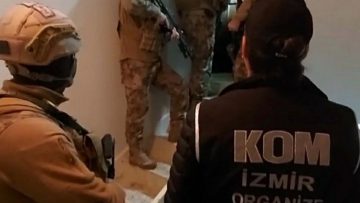 İzmir’de ‘Keser’ suç örgütüne operasyon: 5 gözaltı