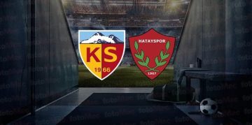 Kayserispor Hatayspor maçı CANLI İZLE | Mondihome Kayserispor – Atakaş Hatayspor canlı anlatım