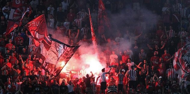 Olympiakos taraftarı yok