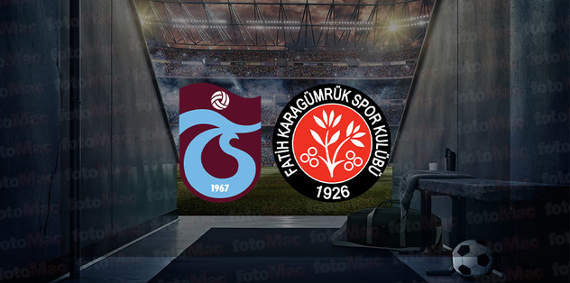 Trabzonspor – Fatih Karagümrük maçı CANLI İZLE | Trabzonspor maçı hangi kanalda? TS maçı saat kaçta?