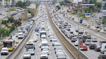 Trafikte en fazla araç olan ilk 20 il! En kalabalık trafik İstanbul’da