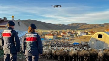 Kayseri’de kaybolan 150 küçükbaş hayvanı drone buldu