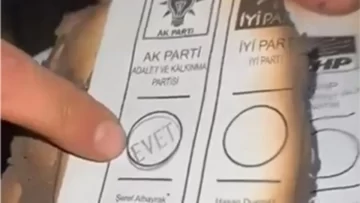 Şanlıurfa’da skandal görüntüler! AK Parti’ye mühür basılmış oy pusulaları yakıldı