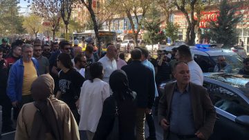 Siirt’te DEM Parti’nin seçim kutlamasında polise taşlı saldırı: 9 gözaltı