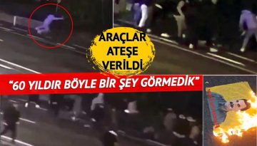 Türk asıllı vatandaşı darbeden PKK yandaşlarını böyle kovaladılar! Belçika sokaklarında arbede çıktı: